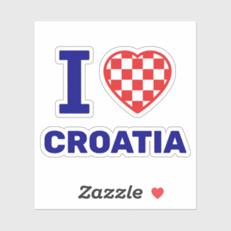 Adesivo I love croatia