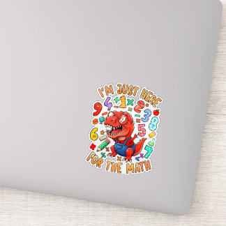 Adesivo I’m Just Here for the Math Funny Maths Sticker UK