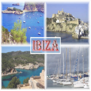 Adesivo Ibiza ^ San Miquel - Cidade Antiga - Papais noeis