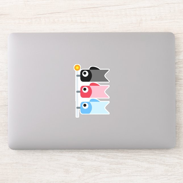 Adesivo Ícone Cartoon Koinobori (Computador)