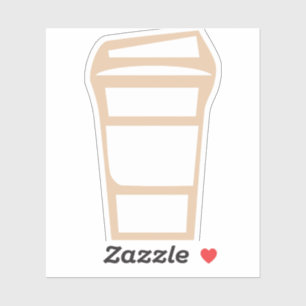 Adesivo Ícone da Taça do Café para Ir