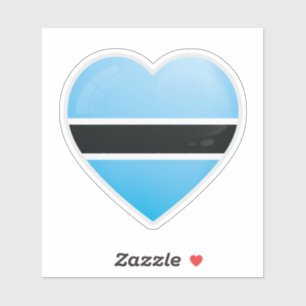 Adesivo Ícone de Amor Botsuana