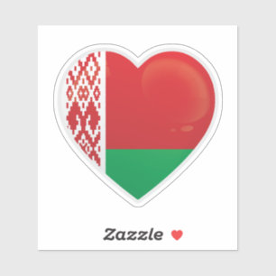 Adesivo Ícone de Amor da Bielorrússia