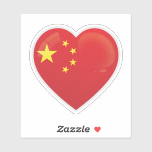 Adesivo Ícone de Amor da China