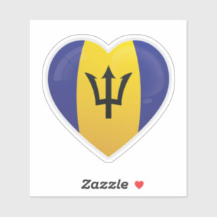 Adesivo Ícone de amor de Barbados