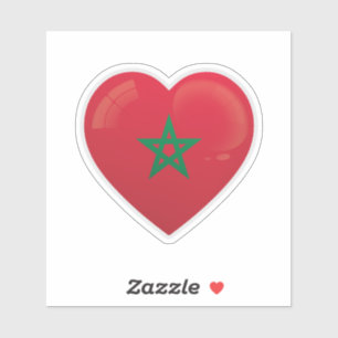 Adesivo Ícone de Amor de Marrocos