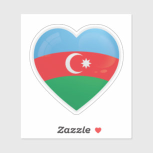 Adesivo Ícone de amor do Azerbaijão