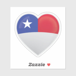 Adesivo Ícone de Amor do Chile