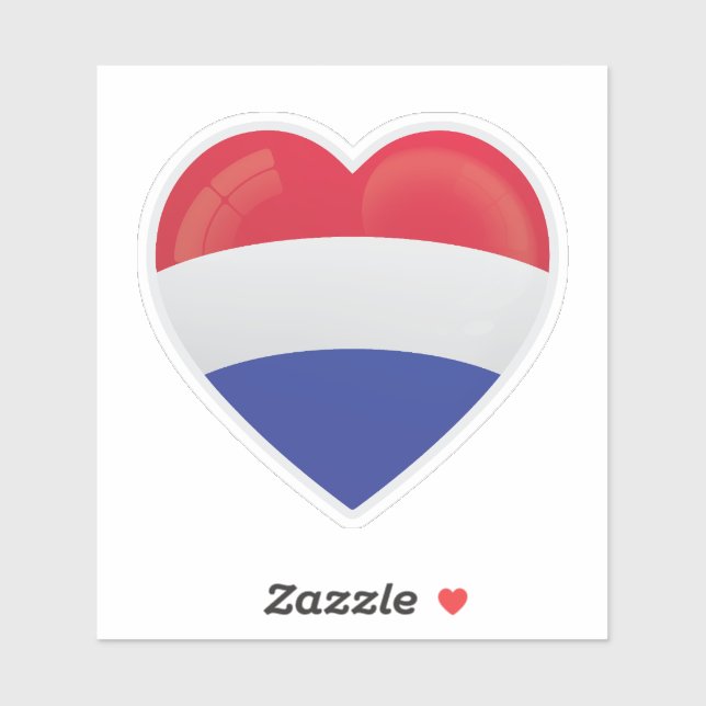Adesivo Ícone do Amor na Holanda (Folha)