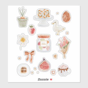 Adesivo Ícones de Páscoa Whimsical