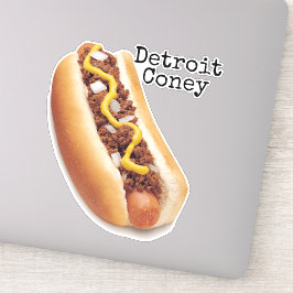 Adesivo Iconic Detroit Coney Dog Sticker