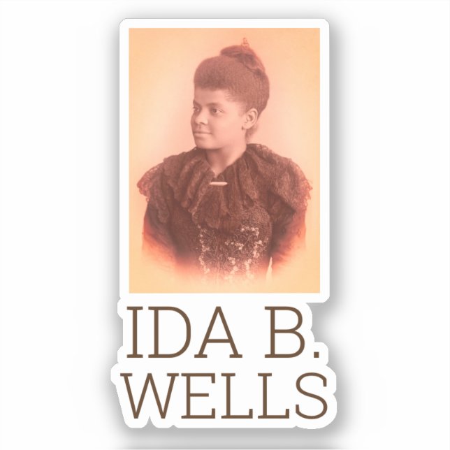 Adesivo Ida B. Wells (Frente)