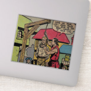 Adesivo Idade do ouro histórias em quadrinhos de colheita 