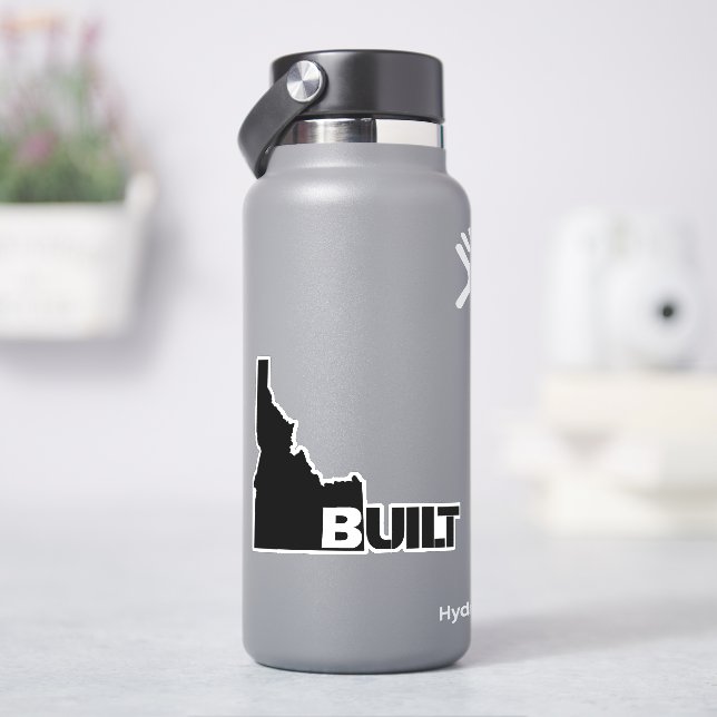 Adesivo Idaho Built Black Vinyl Decal (HidroFlask)