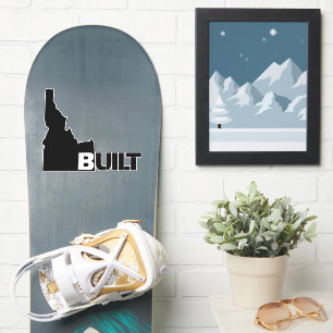 Adesivo Idaho Built Black Vinyl Decal