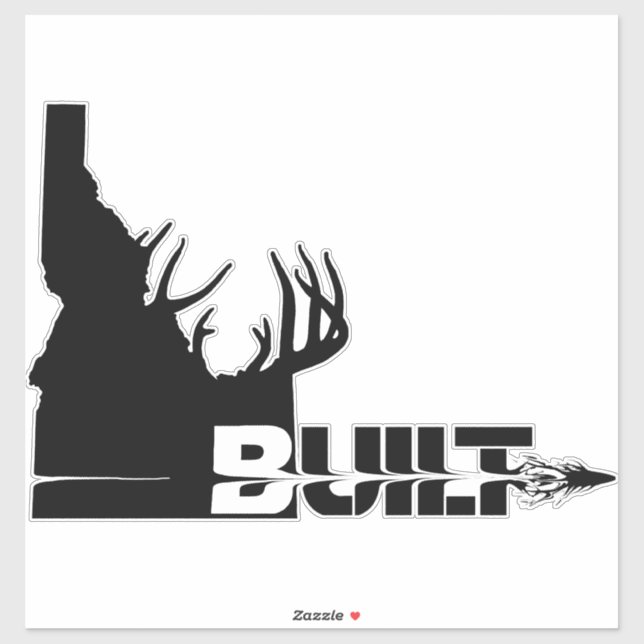 Adesivo Idaho Built Deer Hunter Vinyl Decal (Folha)