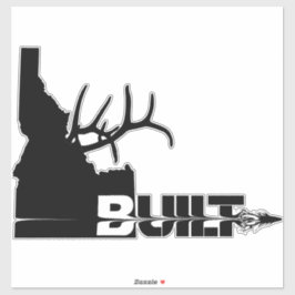 Adesivo Idaho Built Elk Hunter Vinyl Decal