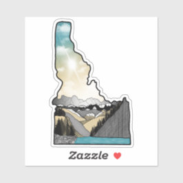 Adesivo Idaho colorido