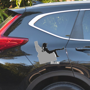 Adesivo Idaho Cowgirl