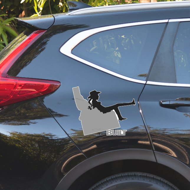 Adesivo Idaho Cowgirl (Lado do carro)
