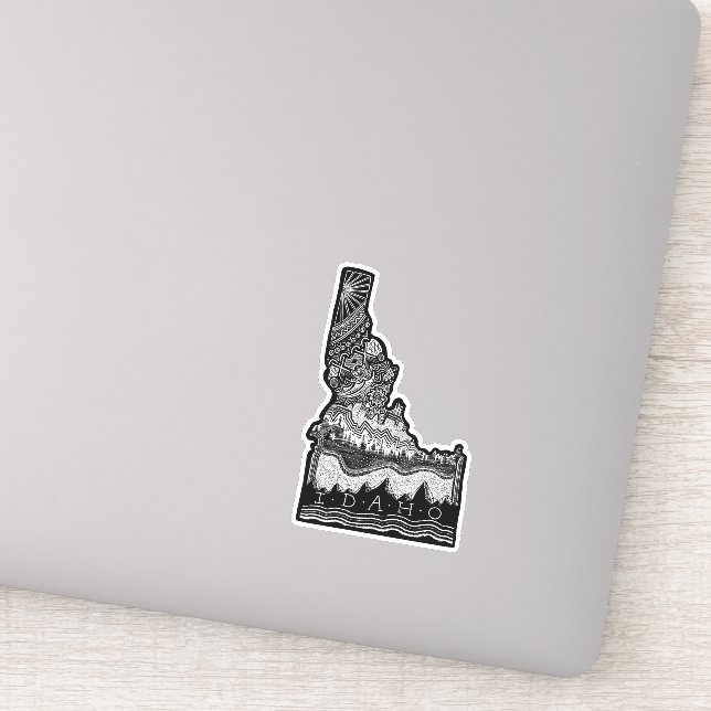 Adesivo Idaho lineart (Detalhe)