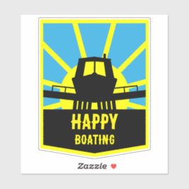 Adesivo Ideias de presentes em barco estreito