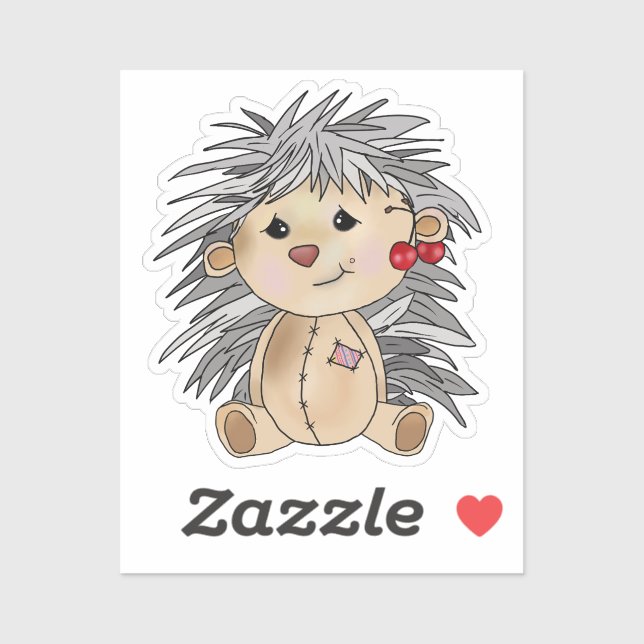 Adesivo Igel mit Kirschen (Folha)