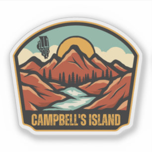 Adesivo Ilha Campbell, Illinois