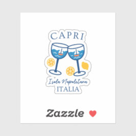 Adesivo Ilha Capri Itália