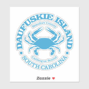 Adesivo Ilha Daufuskie (caranguejo)