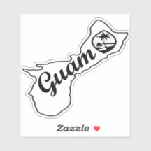 Ilha de Guam Sticker