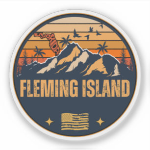 Adesivo Ilha Fleming, Flórida