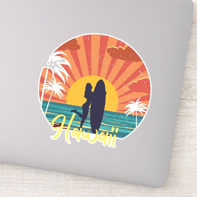 Adesivo Ilha Hawaii (Detalhe)