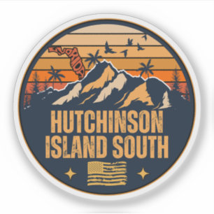 Adesivo Ilha Hutchinson Sul, Flórida