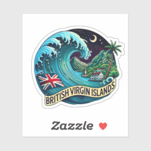 Adesivo Ilhas Virgens Britânicas