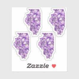 Adesivo Illinois Flower