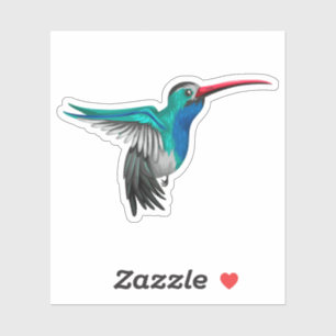 Adesivo Ilustração bonito do colibri