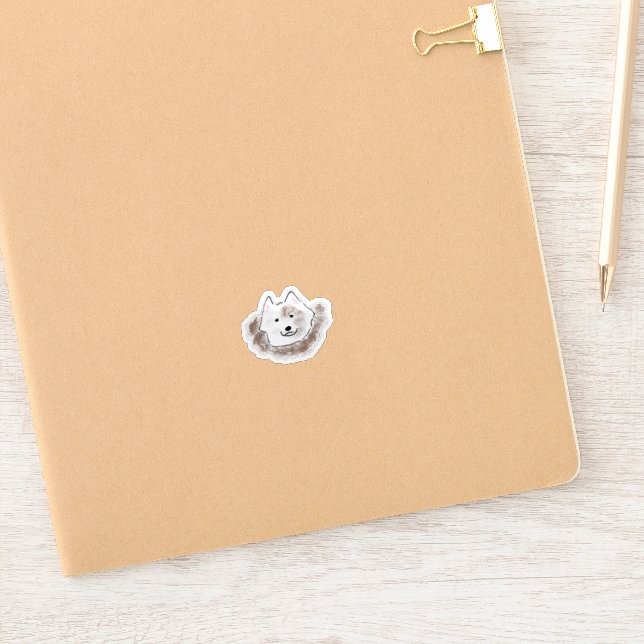 Adesivo Ilustração de Cachorrinho Fofo (Notebook)