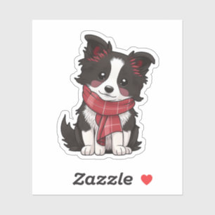 Adesivo Ilustração de cão de desenho animado