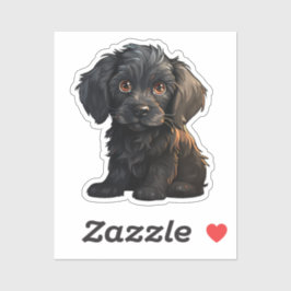 Adesivo Ilustração de cão de desenho animado