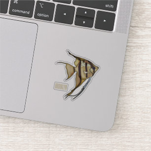 Adesivo Ilustração de desenho animado de Angelfish