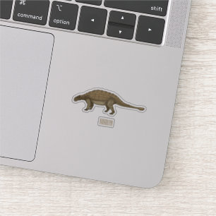 Adesivo Ilustração de desenho animado de Ankylosaurus