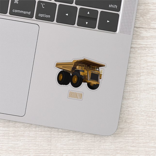 Adesivo Ilustração de desenho animado de caminhão Haul (Detalhe)