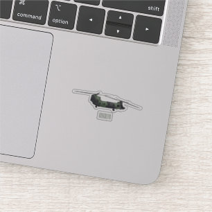 Adesivo Ilustração de desenho animado de helicóptero do ex