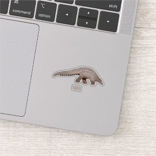 Adesivo Ilustração de desenho animado de Pangolin