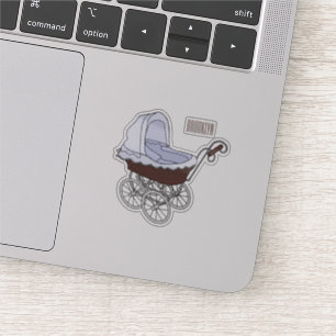 Adesivo Ilustração de desenho animado do stroller