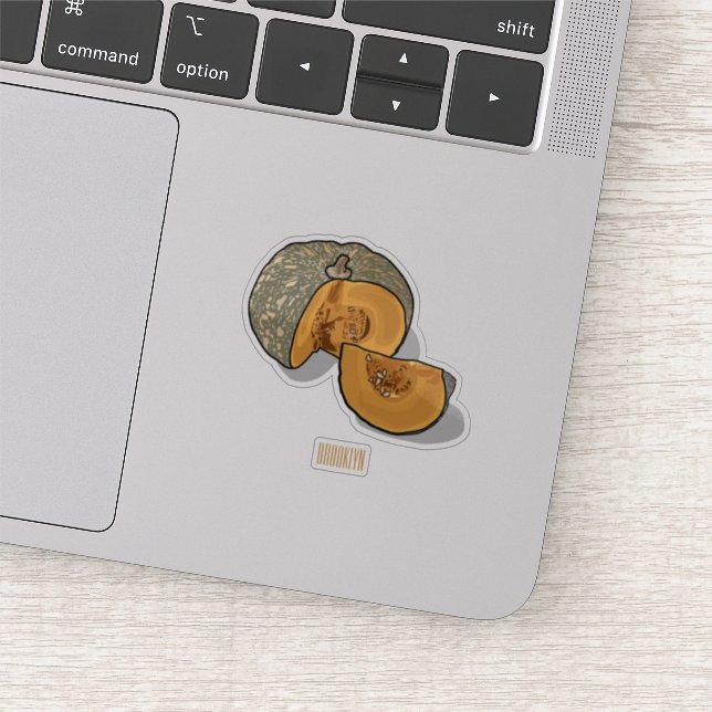 Adesivo Ilustração de desenho de abóbora (Detalhe)