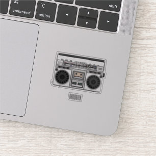 Adesivo Ilustração de desenho de rádio