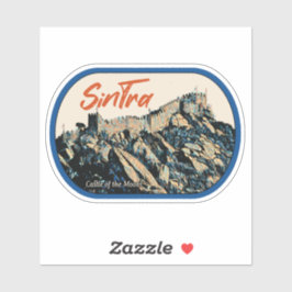 Adesivo Ilustração do castelo Sintra Moors Portugal