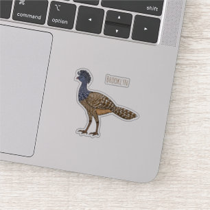 Adesivo ilustração do desenho animado de aves de cocurasso